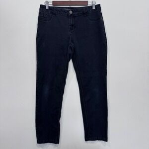 Mossimo‎ Supply Co Womens Denim Leggings Black Size 11 Fit 6